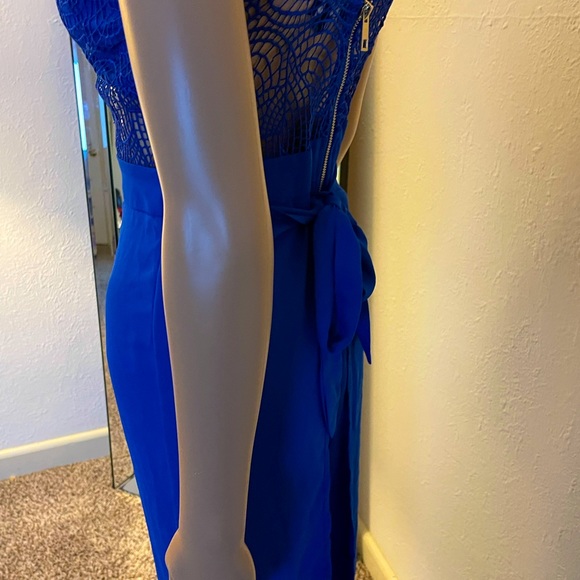 Royal Blue pants jumpsuit 🧿 with lace upper body - Picture 4 of 9